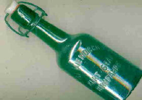 Flasche der Brauerei Graf, Wendisch Musta